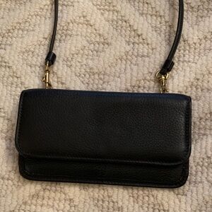 Coach Black Leather Crossbody Bag
